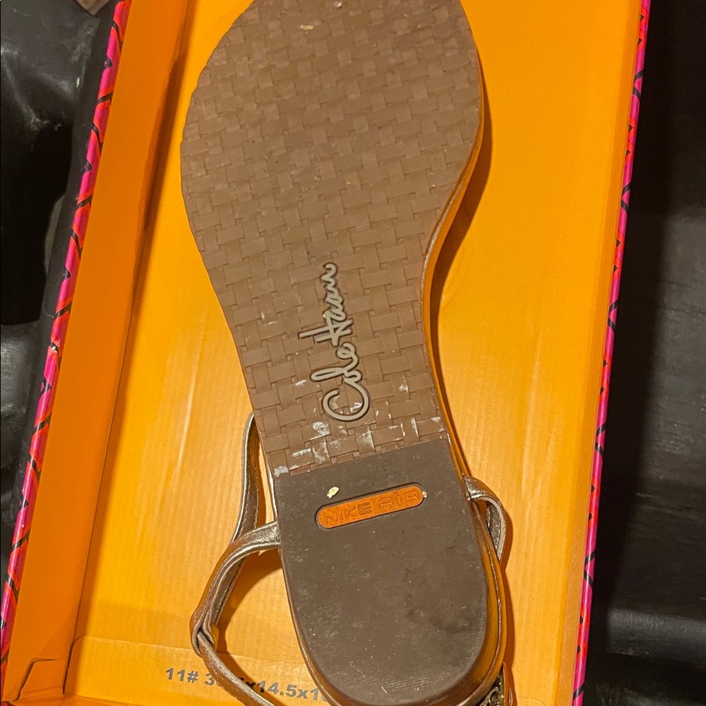 Cole Haan Metallic Gold Sandals